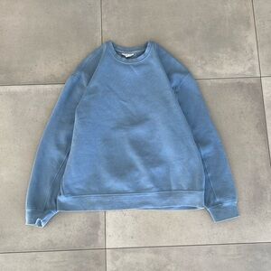 Topshop Blue Oversized Sweatshirt